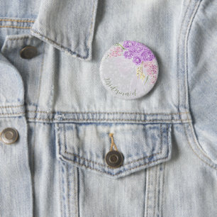 Puerto Madero sheer bow Bouquet bridesmaid button