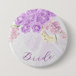 Puerto Madero sheer bow on grey Brides Button