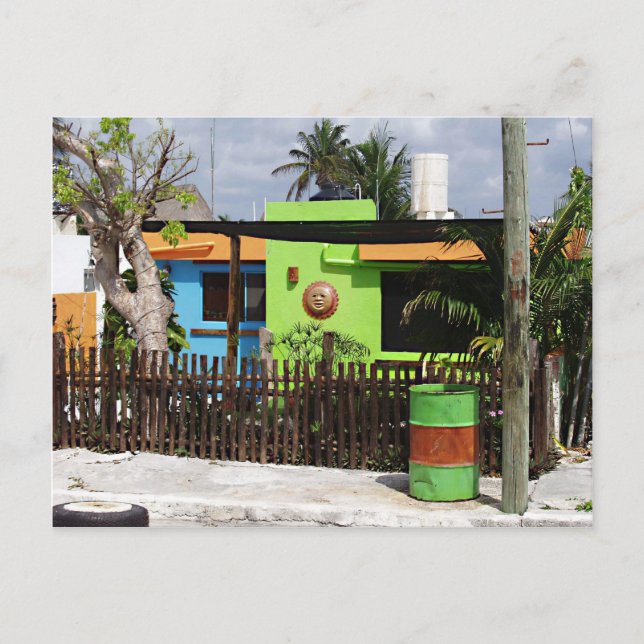 Puerto Morelos Casa Postcard (Front)