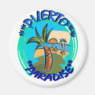 Puerto Paradise Magnet