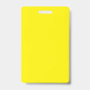 Puerto Paz - Driving Penalty Card (yellow) ID Badge