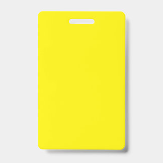 Puerto Paz - Driving Penalty Card (yellow) ID Badge