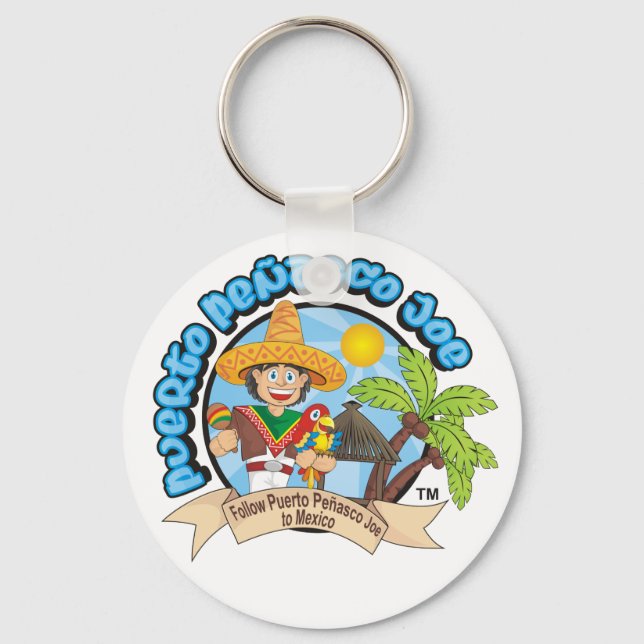 Puerto Penasco Joe Key Ring (Front)
