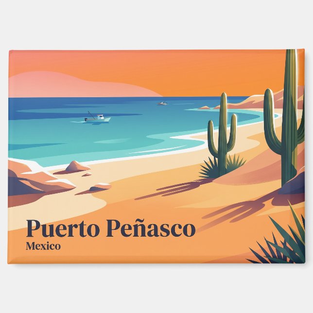 Puerto Peñasco Mexico Magnet (Front)