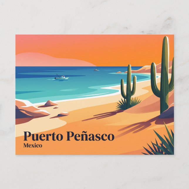 Puerto Peñasco Mexico Postcard (Front)