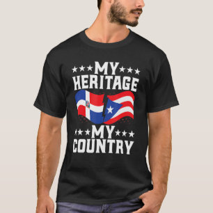 Puerto Rican And Dominican Shirt Pride Heritage Fl