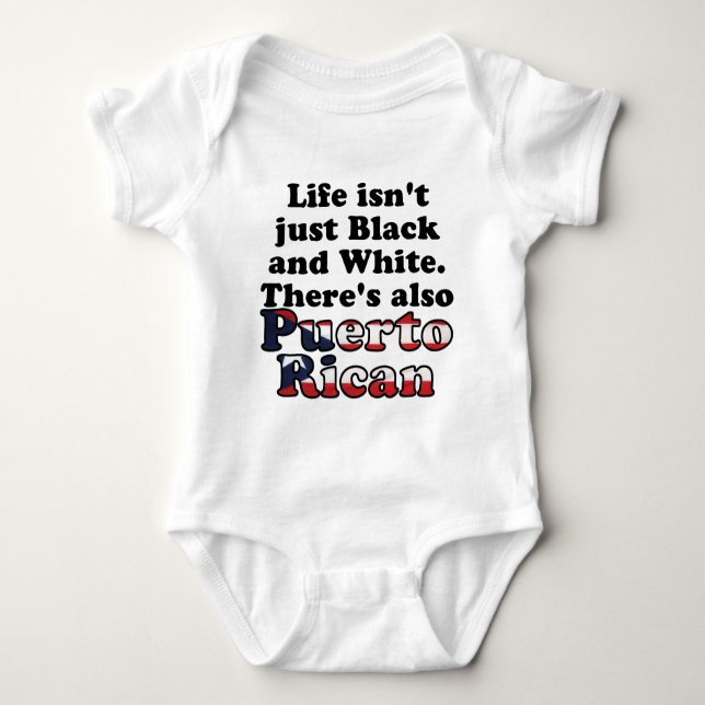 Puerto Rican Baby Bodysuit (Front)