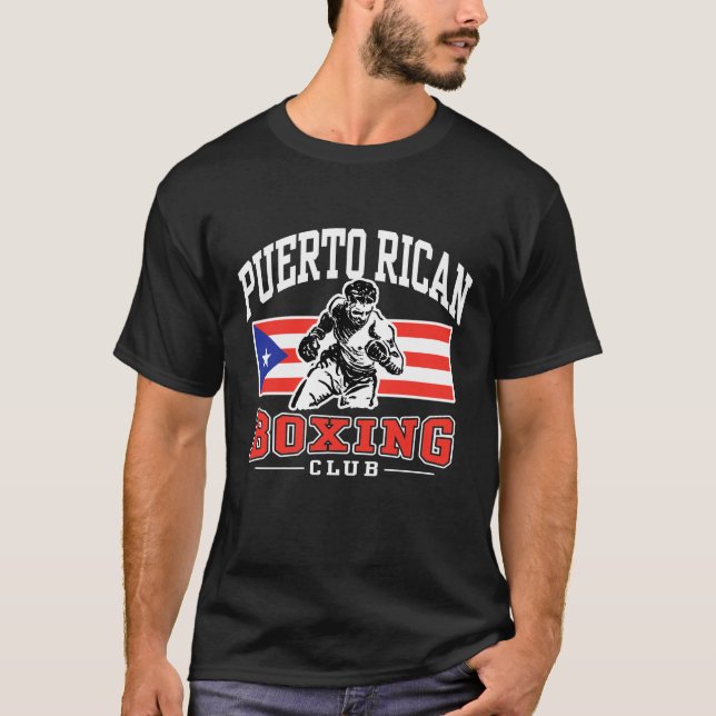 Puerto Rican Boxing T-Shirt (Front)