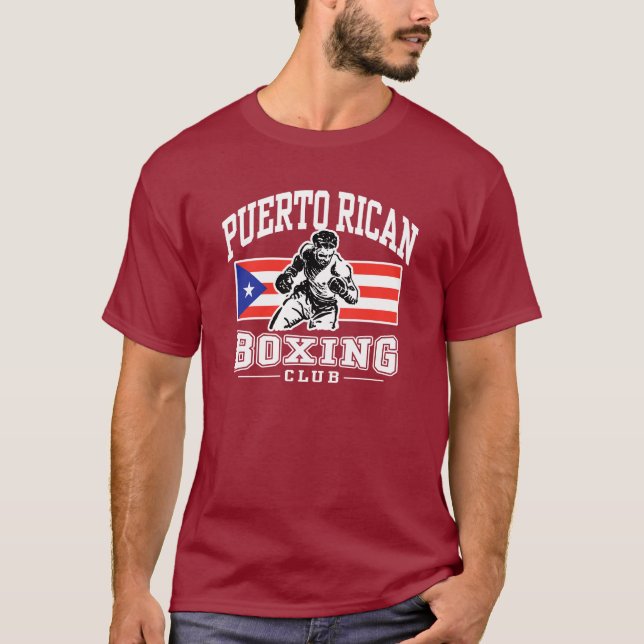 Puerto Rican Boxing T-Shirt (Front)