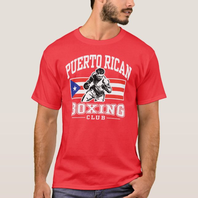 Puerto Rican Boxing T-Shirt (Front)