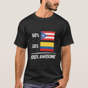 Puerto Rican Colombian Flag Puerto Rico Colombia T-Shirt