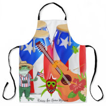 Puerto Rican Cultural Cooking Gift Apron