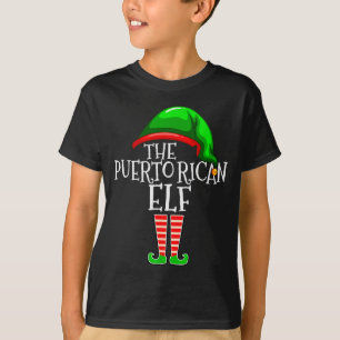 Puerto Rican Elf Family Matching Group Christmas G T-Shirt