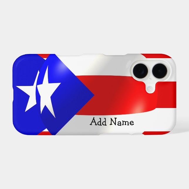 Puerto Rican Flag (Back (Horizontal))