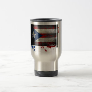Puerto Rican Flag Coffee Travel Mug