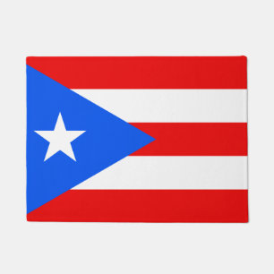 Puerto Rican flag Doormat
