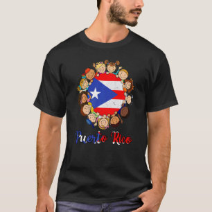 Puerto Rican Flag Hispanic Heritage Boricua Puerto T-Shirt