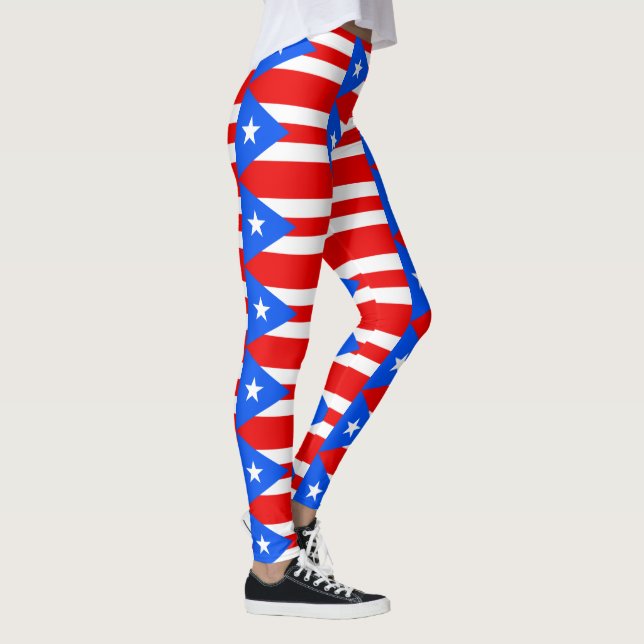 Puerto Rican flag Leggings (Right)