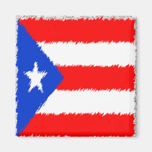 Puerto Rican Flag Magnet