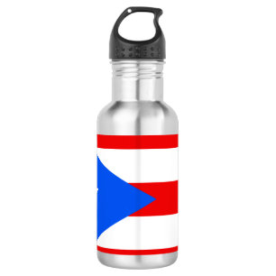 Puerto Rican flag paper cup 532 Ml Water Bottle