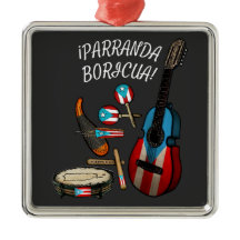 Puerto Rican Flag Parranda Boricua T-Shirt