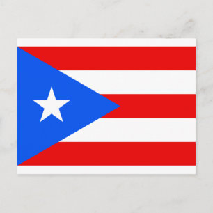 Puerto Rican Flag Products Postcard