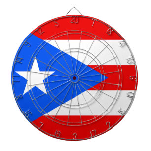 Puerto Rican Flag (Puerto Rico) Dartboard
