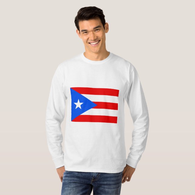 Puerto Rican Flag (Puerto Rico) T-Shirt (Front Full)