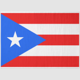 Puerto Rican Flag (Puerto Rico) Tissue Paper