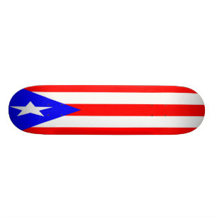 Puerto Rican Flag Skateboard