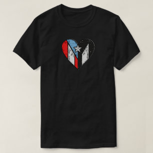 Puerto Rican Flags   Boricua Heart, Puerto Rico T-Shirt