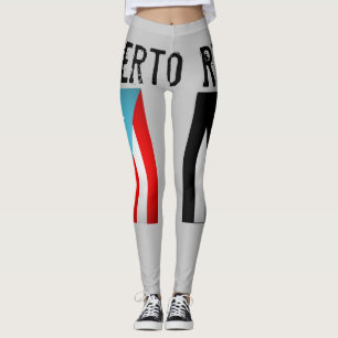 Puerto Rican Flags Leggings