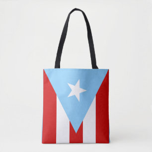 Puerto Rican Flags Tote Bag