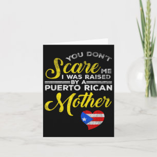 Puerto Rican Funny Quote Puerto Rico Pride Distres Card
