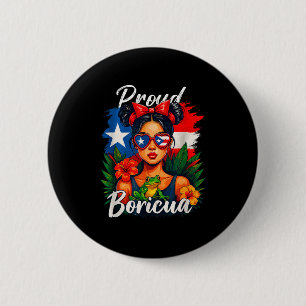 Puerto Rican Girls Boricua Puerto Rico Heritage Me 6 Cm Round Badge