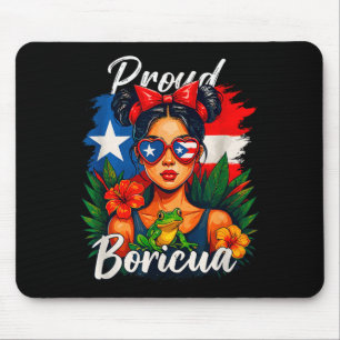 Puerto Rican Girls Boricua Puerto Rico Heritage Me Mouse Pad