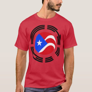 Puerto Rican Korean Multinational Patriot Flag Ser T-Shirt
