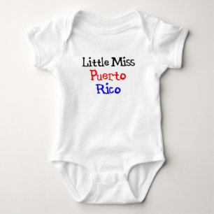 puerto rican little miss baby bodysuit