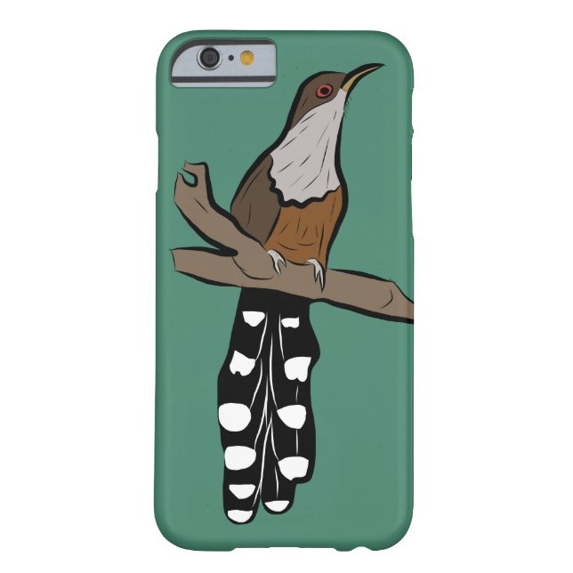 Puerto Rican Lizard Cuckoo iPhone 6 Case (Back)