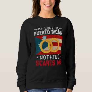 Puerto Rican Marriage Puerto Rico Roots Heritage M Sweatshirt