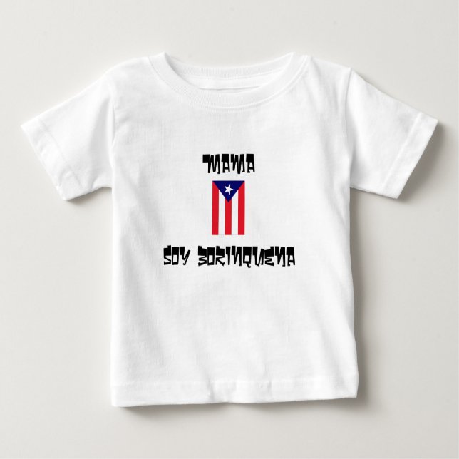 Puerto Rican Pride Wear Baby T-Shirt (Front)