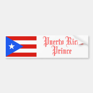 Puerto Rican Prince, Bumper Sticker