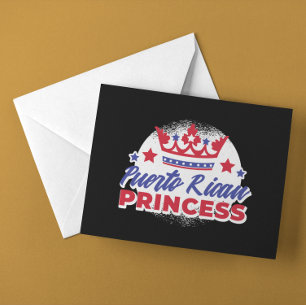 Puerto Rican Princess Cute Boricua Girl Pride  Postcard