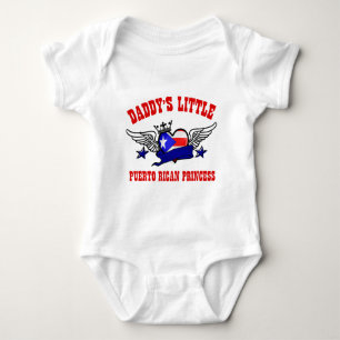 puerto rican princess designs baby bodysuit
