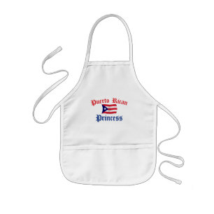 Puerto Rican Princess Kids Apron