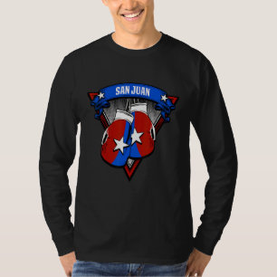 Puerto Rican San Juan Puerto Rico Flag Boxing T-Shirt