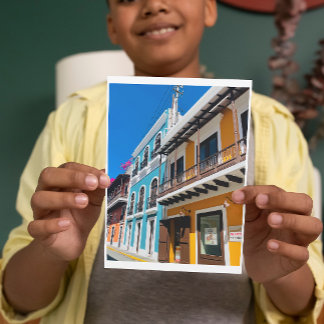 Puerto Rican Street Postcard