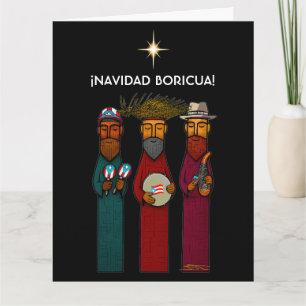 Puerto Rican Three Kings with Musical Parranda Card
