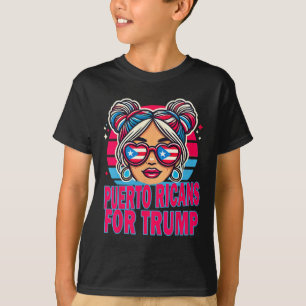 Puerto Ricans For Trump Presidential Election T-Shirt