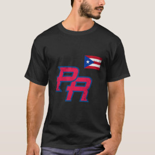 Puerto Rico 2023 Baseball Flag Pride Red Boricua P T-Shirt
